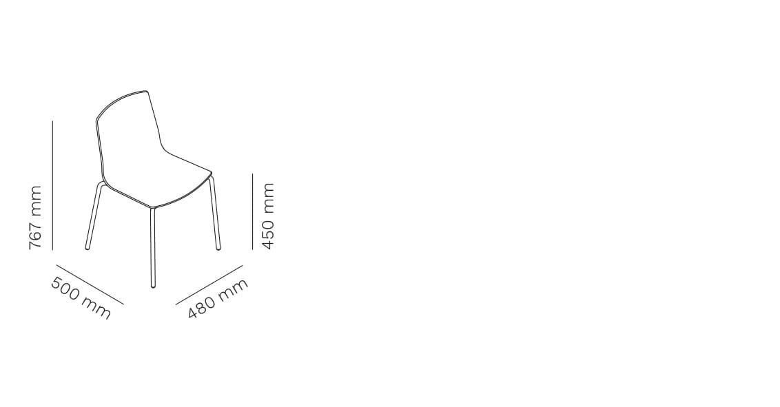 Штабелируемый стул для конференций из бука Mara Lotus ARCH-00024963 - Вид №6