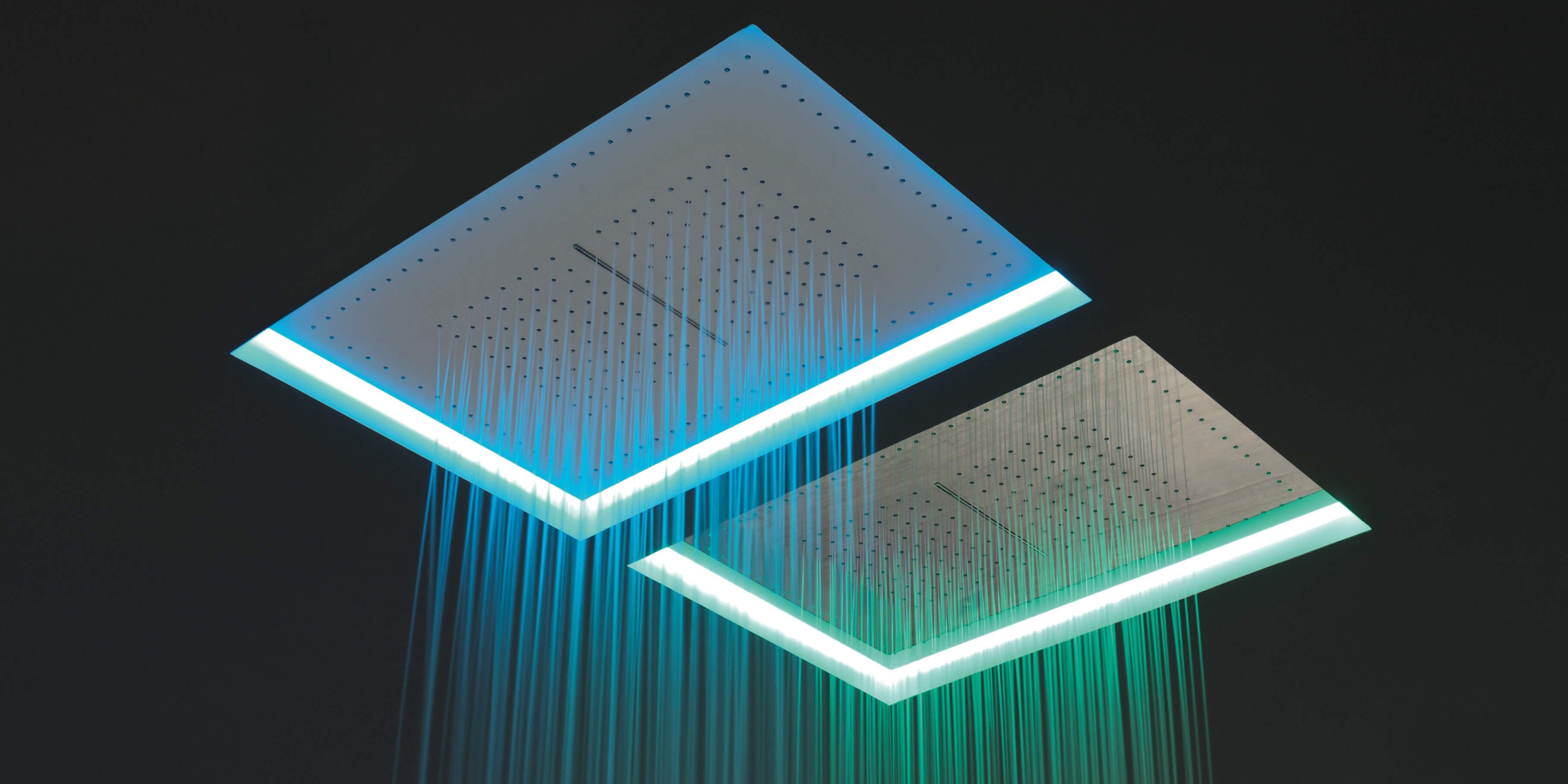 Светодиодная потолочная насадка для душа с водопадом из нержавеющей стали Antoniolupi METEO_XXL ARCH-00040576 - Вид №4