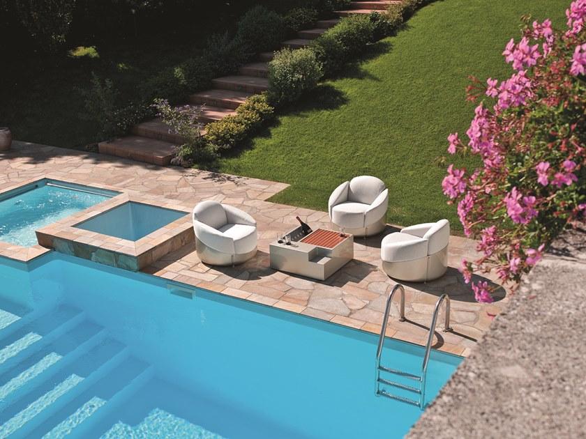 Longhi Садовый столик квадратный с подносом Bellagio – in&out collection Y 706 - Вид №2