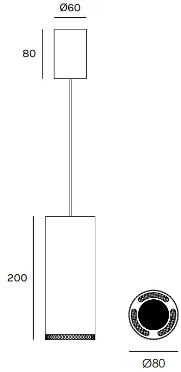 Olev Светодиодный подвесной светильник из алюминия Beam sun-id-1503200 - Вид №14