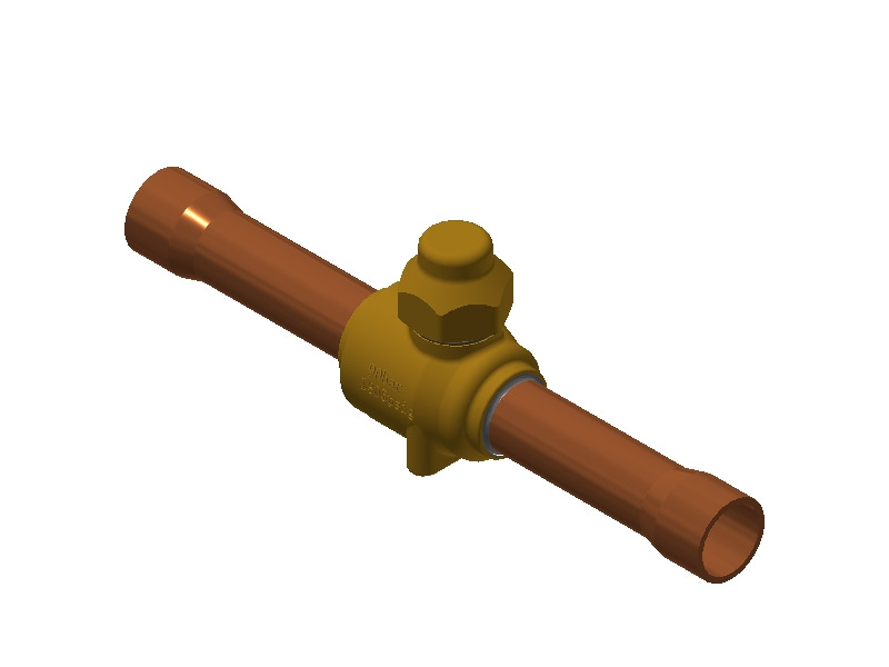 Danfoss GBCH — Запорные шаровые краны для CO2 90 бар GBC 6s H Кран запорный шаровой 009L7580  - Вид №8