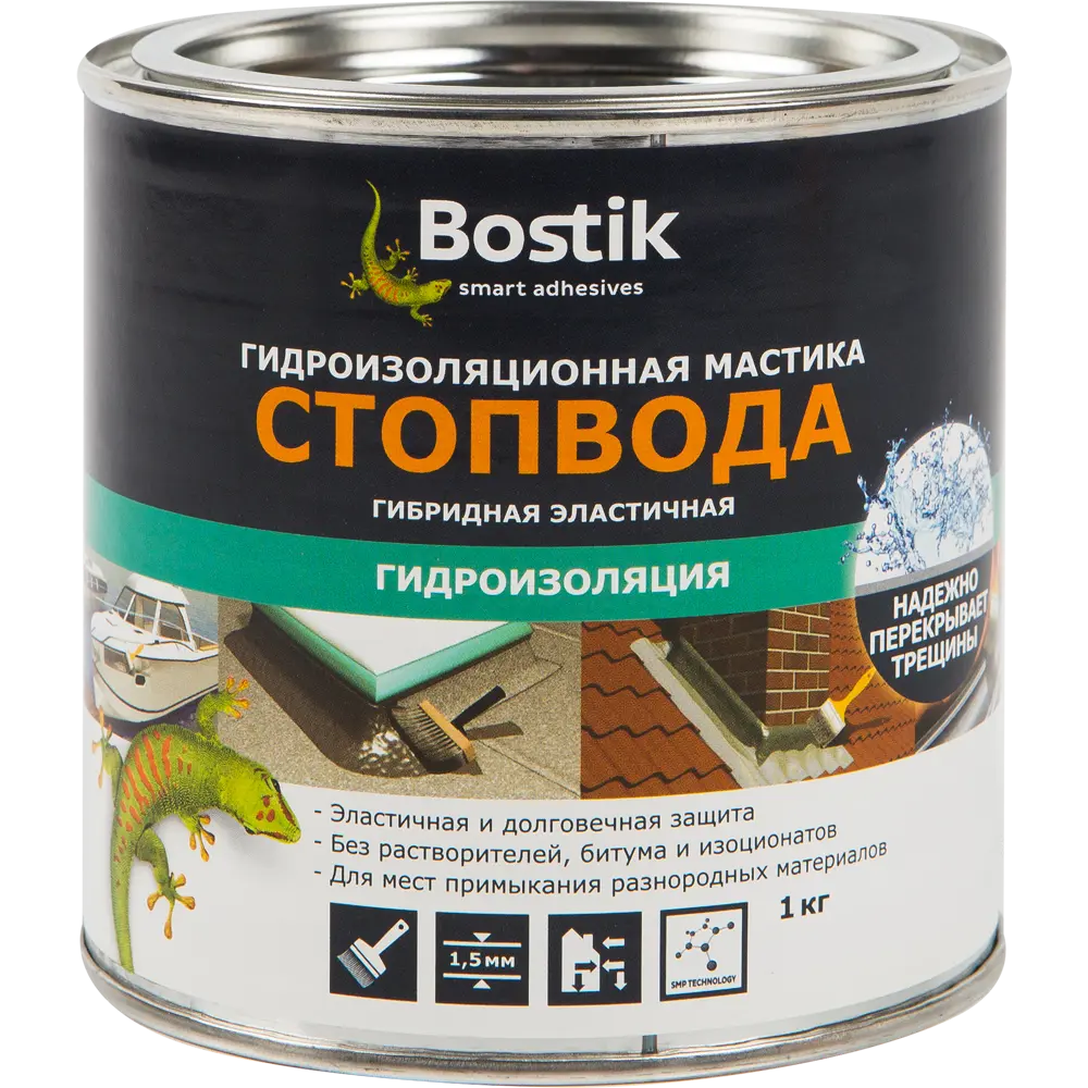 Мастика гидроизоляционная Bostik СтопВода 1 кг 82479095 STLM-2210912 