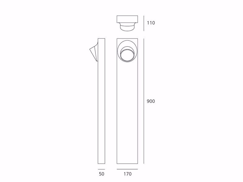 Литой алюминиевый светодиодный светильник Artemide Циклоп ARCH-00034815 - Вид №7