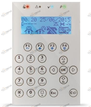 INIM ELECTRONICS Клавиатура с графическим дисплеем с подсветкой sun-id-1415457