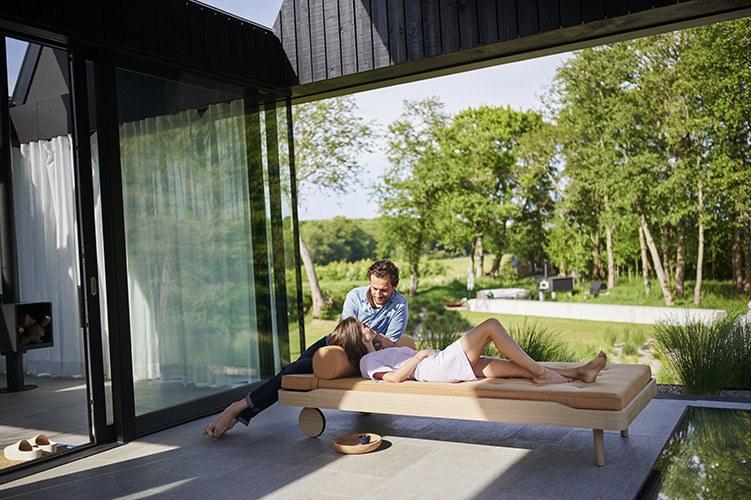 Auping Дормез с рамой из бука и тканевой набивкой Noa sun-id-1478468 - Вид №2