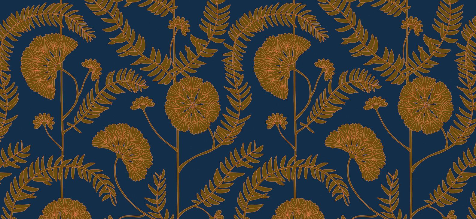 Обои с цветочными мотивами Ressource Faune &amp ARCH-00124515 - Вид №1