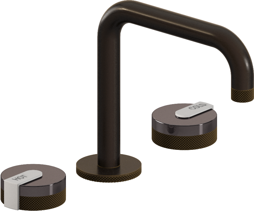 E-11511-R1OX-L1WT-OB Смеситель для умывальника на 3 отвертия GRAFF MOD+