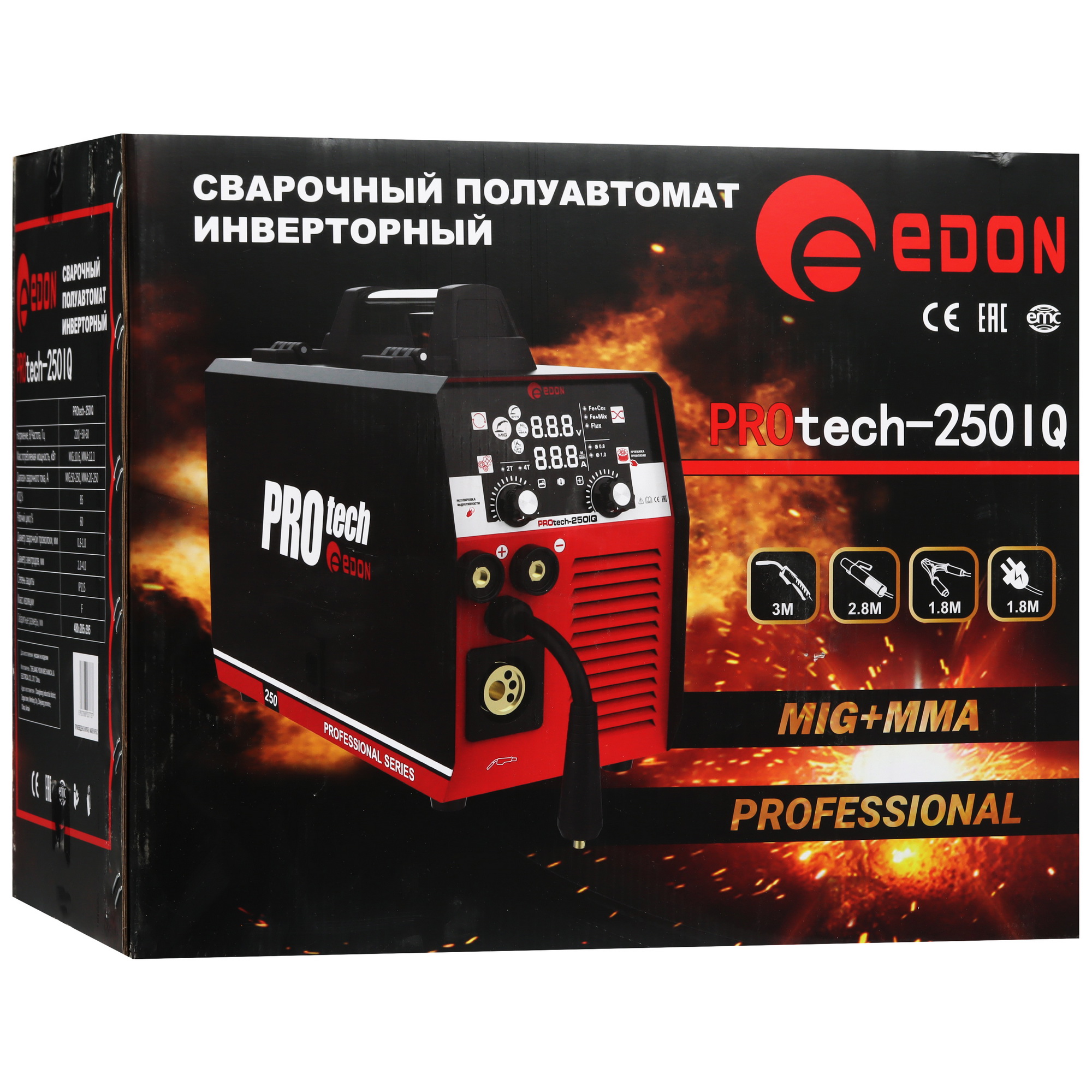 Сварочный аппарат Edon PROTech-250IQ 5625355 STDN-0127513 - Вид №14