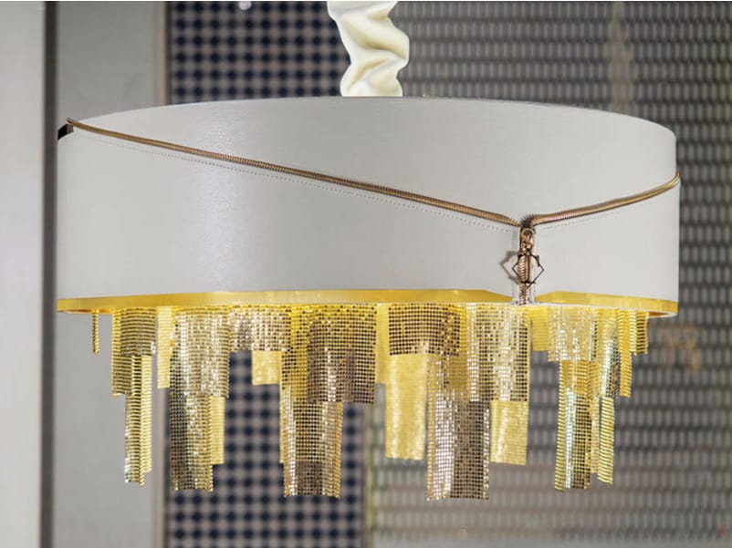 Кожаный подвесной светильник Turri ARCH-00128054