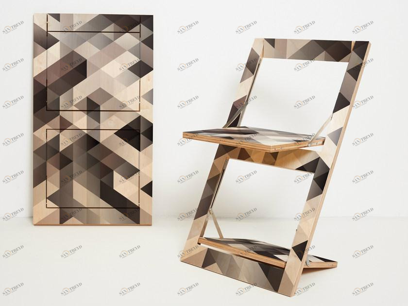 AMBIVALENZ Складной стул из фанеры Fläpps folding chair Fl010022