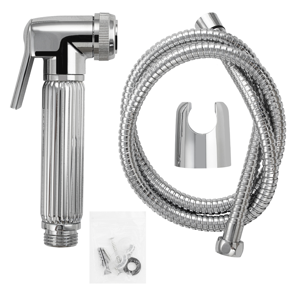 GFmark - Набор биде, гигиенический, металлический, хромированный, код: 00007  - Вид №3