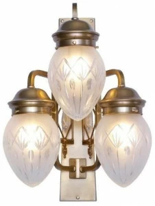 Patinas Lighting Бра из латуни с прямым светом Pannon
