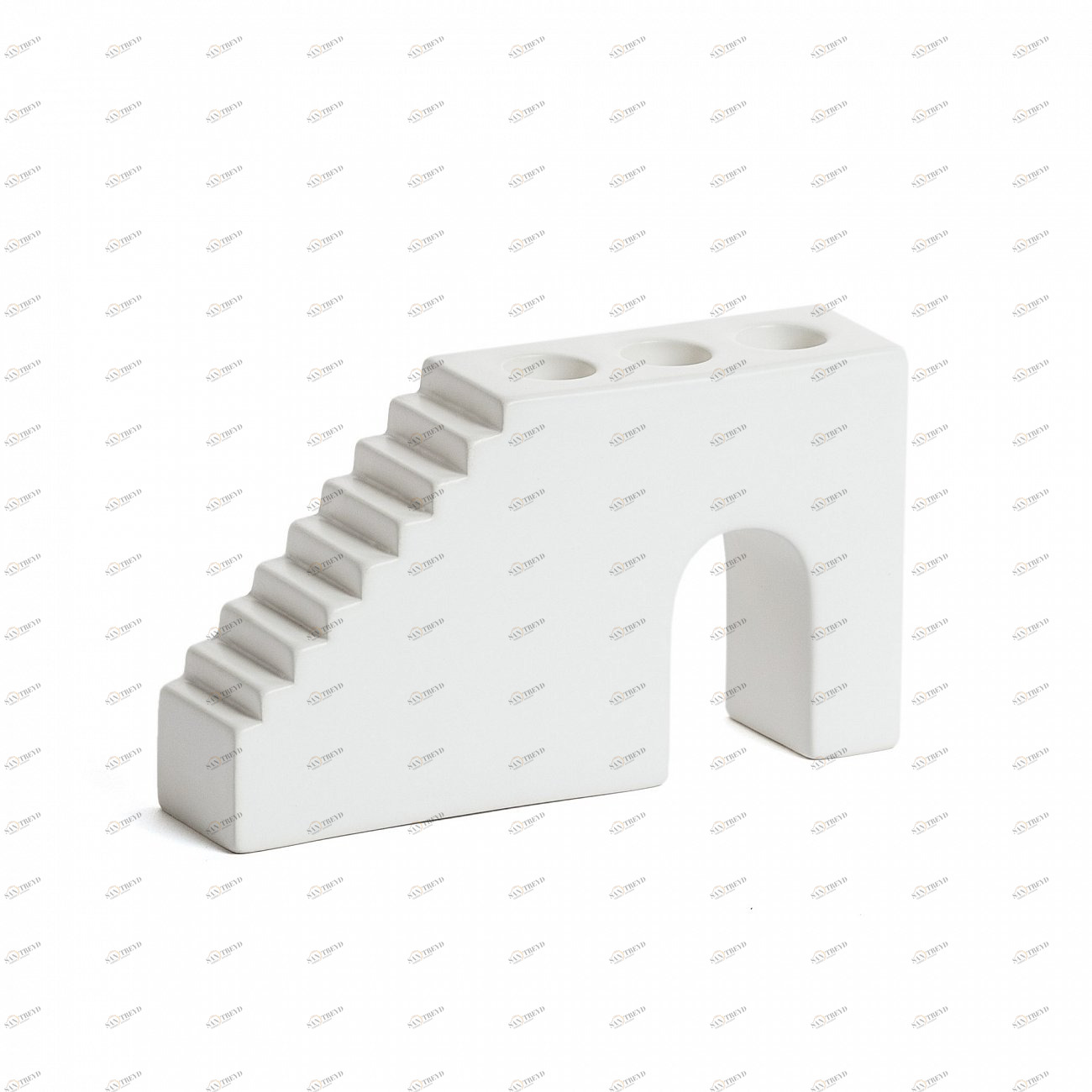 Подсвечник керамический белый Anteia от La Forma LA FORMA ANTEIA 00-3865129 Белый 
