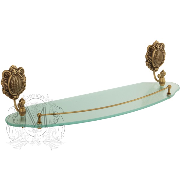 Полка с галереей MIGLIORE Cleopatra ML.CLE-60.720.DO золото  - Вид №1