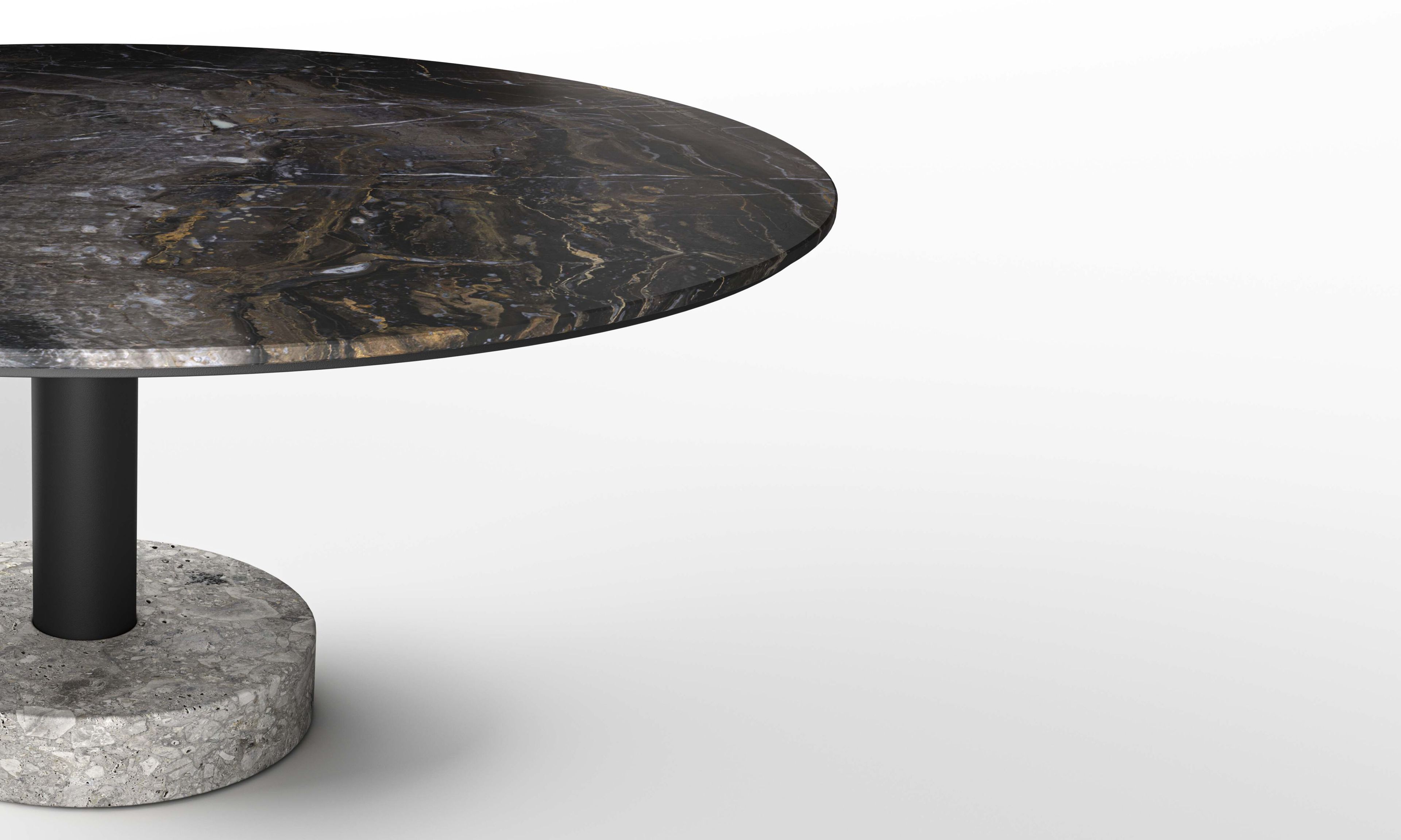 Круглый мраморный стол Exteta 10th ARCH-00125474 - Вид №1