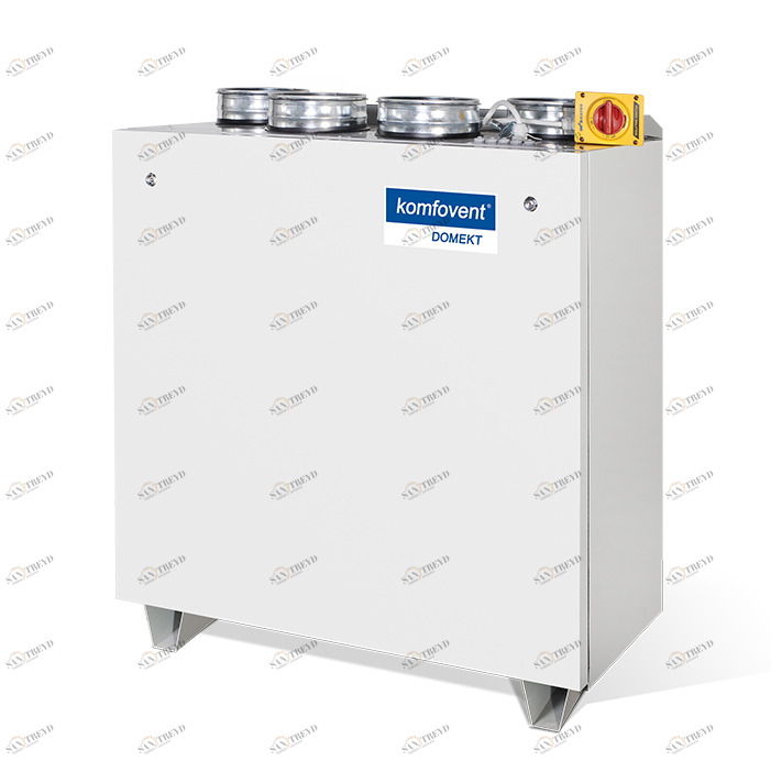 Приточно-вытяжная установка с перекрестным пластинчатым рекуператором DOMEKT-CF-700-V KOMFOVENT sun-id-683627