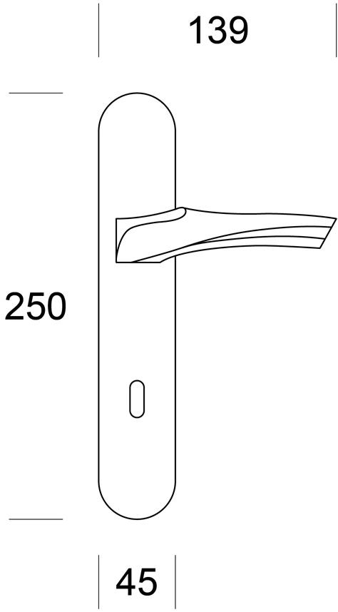 Ento Металлическая ручка на розетке Anatomica 4870 - Вид №6