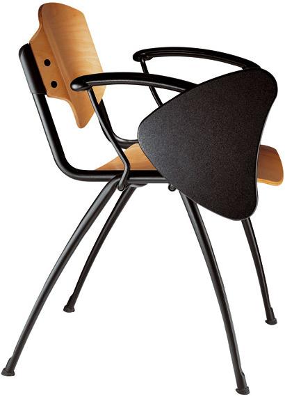 Ares Line Стул для конференций штабелируемый из дерева с откидной крышкой Omnia contract sun-id-1349887 - Вид №3