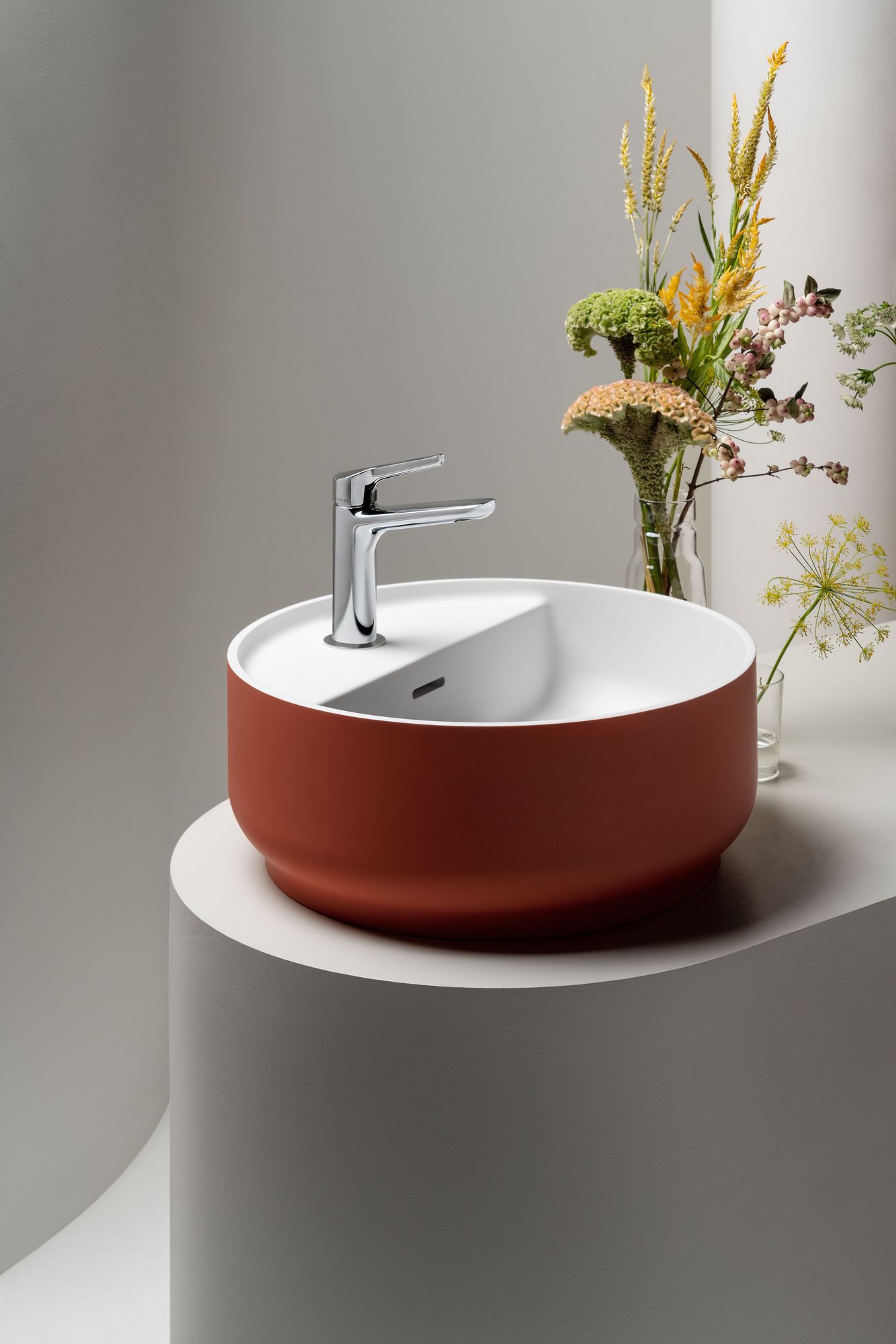 Круглая столешница из Cristalplant® biobased Zucchetti Beam ARCH-00028682 - Вид №5