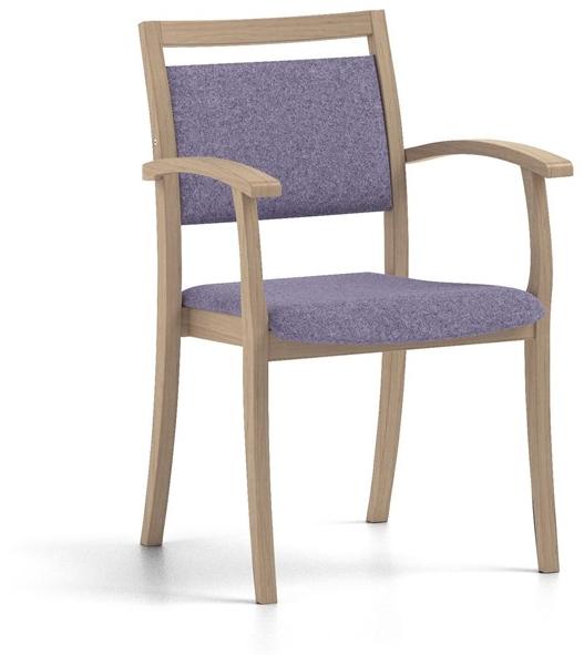 PIAVAL Штабелируемый тканевый стул с подлокотниками Polka | health & care 30-15/6 - Вид №1