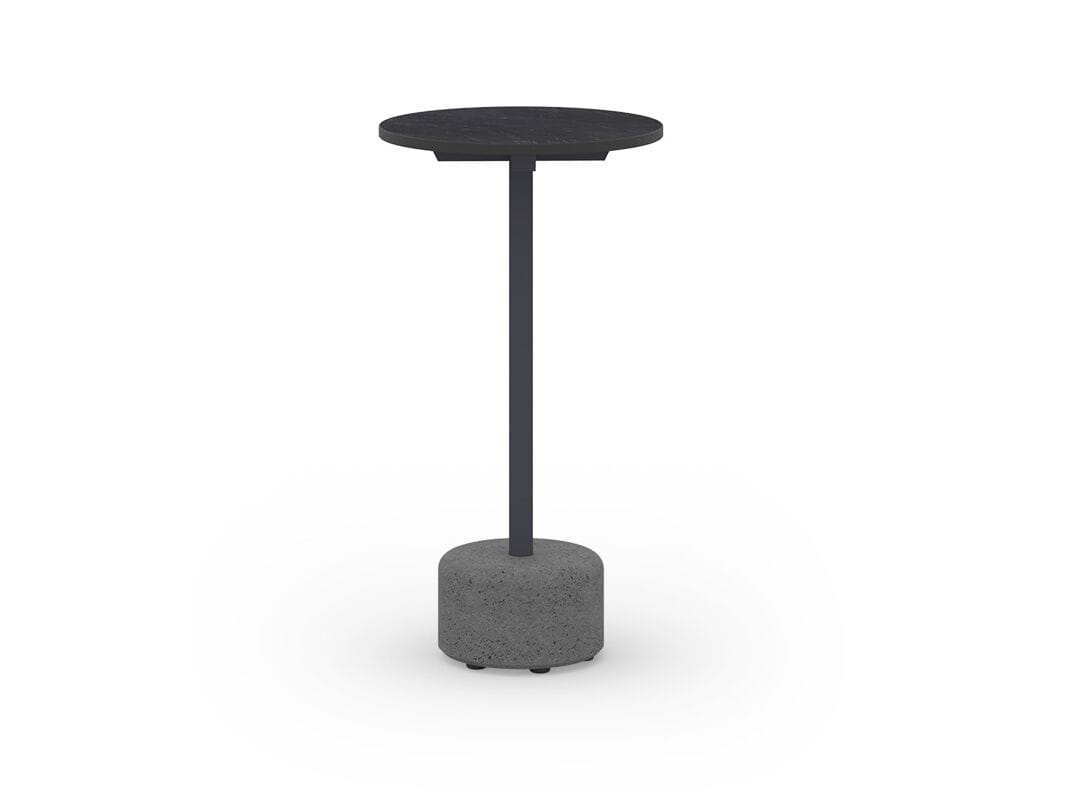 Круглый стол с верхней частью HPL и тиковым или каменным основанием MAMAGREEN Glyph ARCH-00149513 - Вид №3