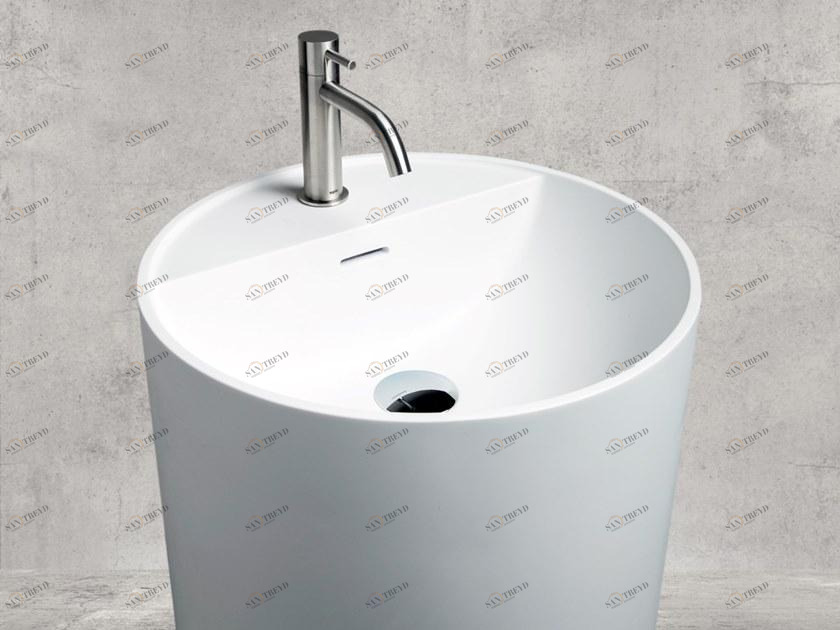 Напольная раковина стоящая овальная AQUAdesign sun-id-1440878