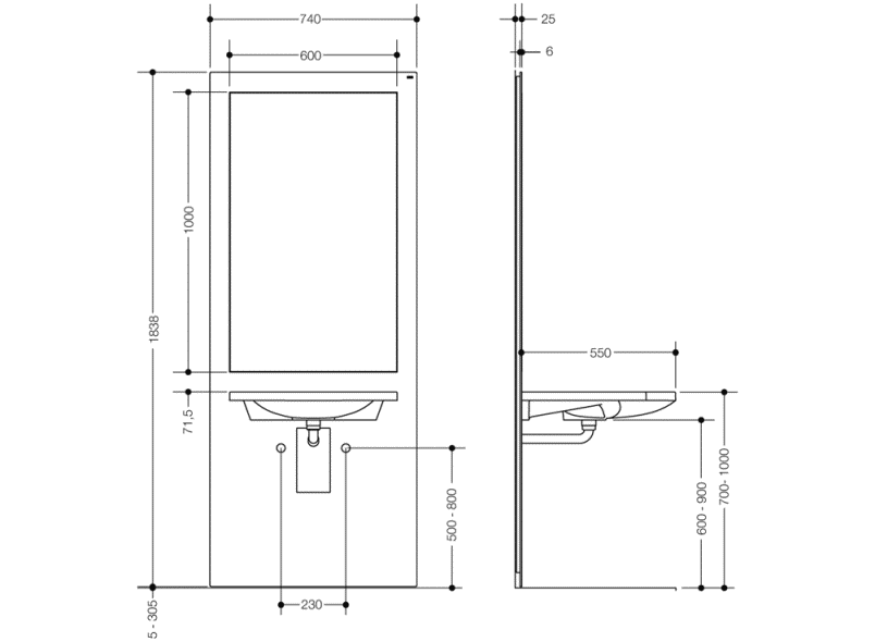 S50.01.202010 Туалетный модуль HEWI S 50 Module  - Вид №4