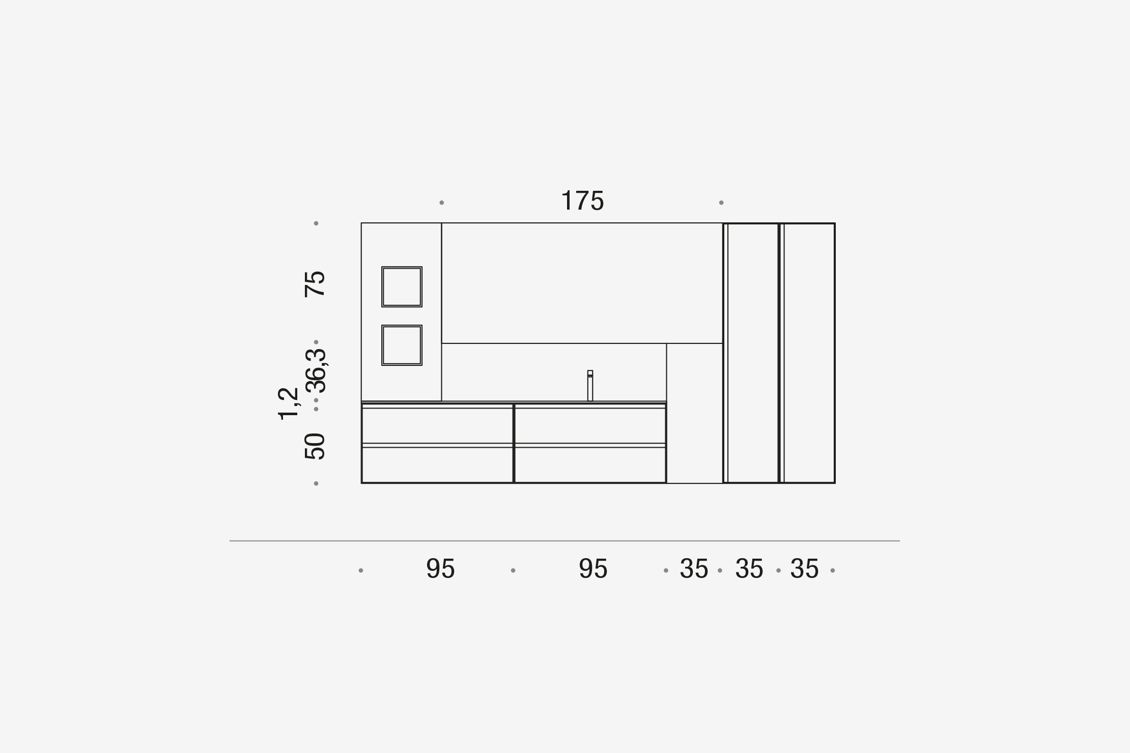 Комплект мебели 05 Arcom Shape STARC126 - Вид №2