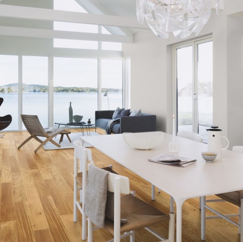 Инженерная доска Boen Finesse Rustic Live Natural Ированная С 2v Фаской Дуб Рустик с брашью (Текстурированная) 1350х135 мм EBLE4KFD - Вид №9