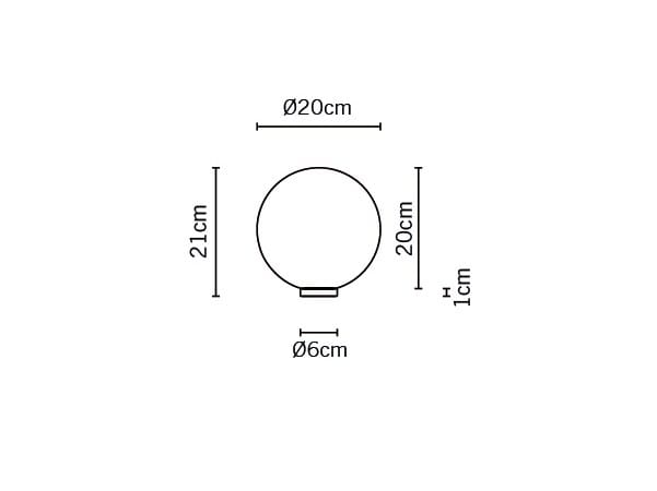 Настольная лампа из дутого стекла Fabbian Lumi Sphere ARCH-00024485 - Вид №9