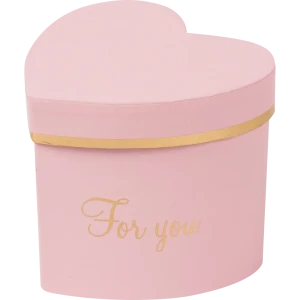 Коробка для цветов Симфония Сердце 9.5x8 см