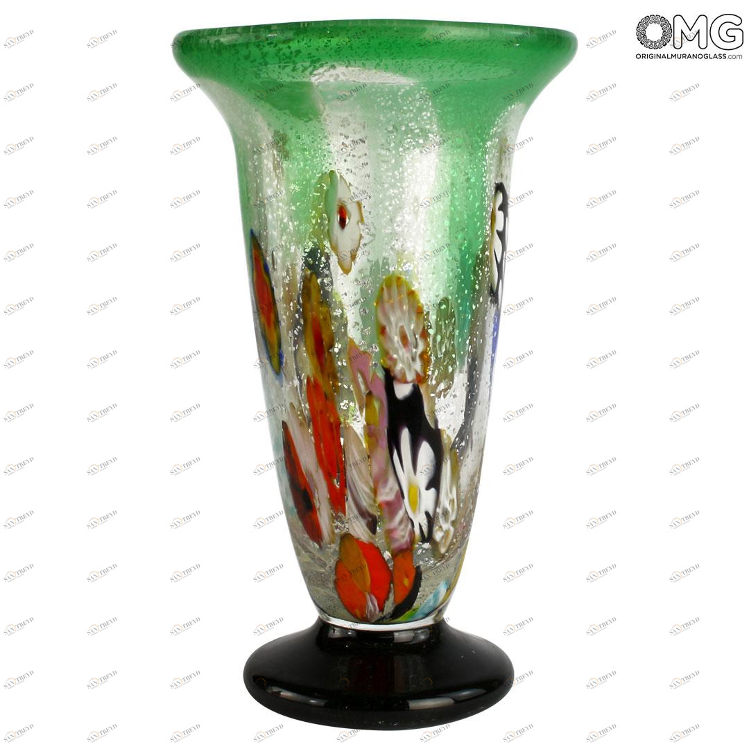 4633 ORIGINALMURANOGLASS Ваза Триумф - муранское стекло OMG 15 см 