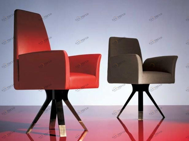 OAK Кресло на жердочке в коже с подлокотниками Percorsi sun-id-1435266