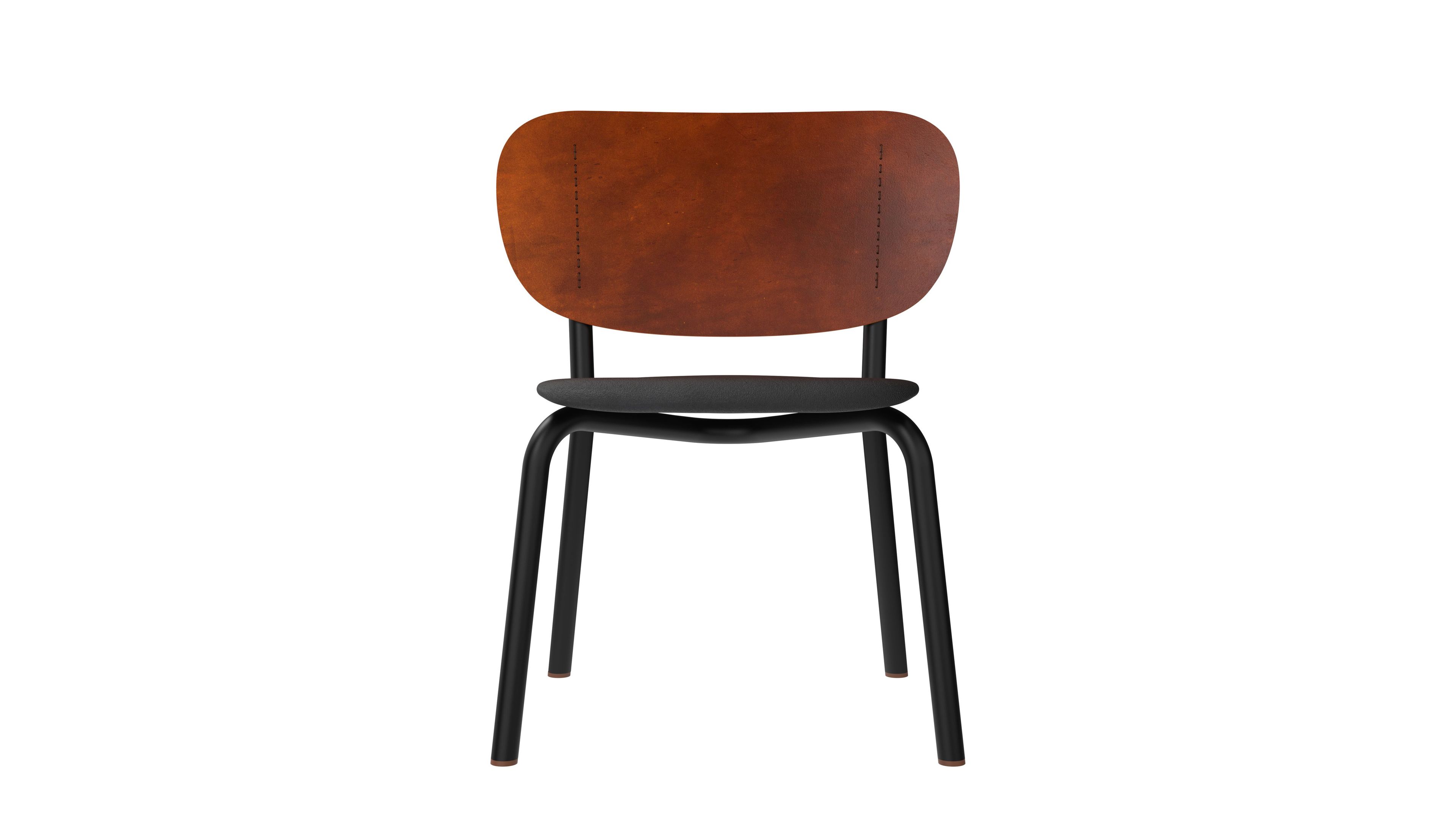 Кожаный и деревянный стул FUNCTIONALS EMIL ROSI ARCH-00147461 - Вид №13