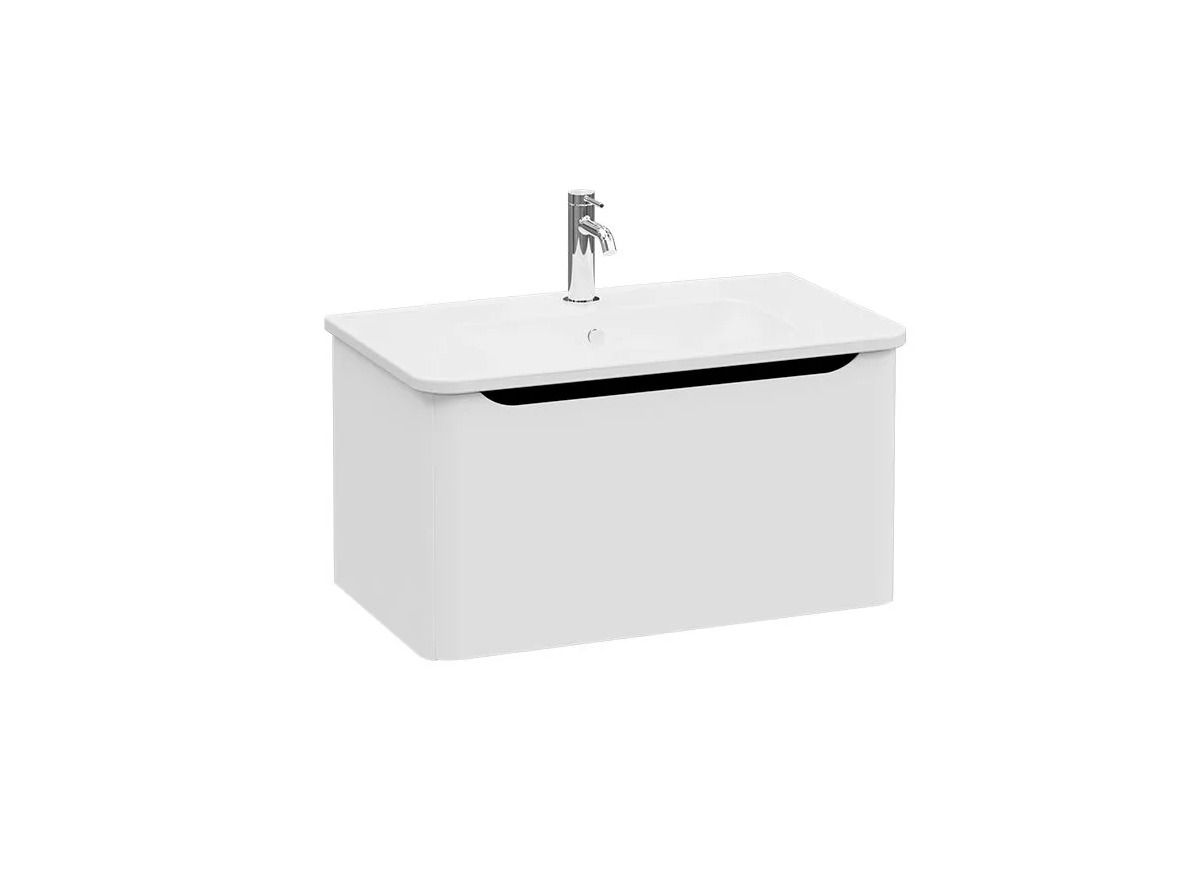 Подвесной шкаф для умывальника со встроенной раковиной VitrA Bathrooms Integra Round ARCH-00112090