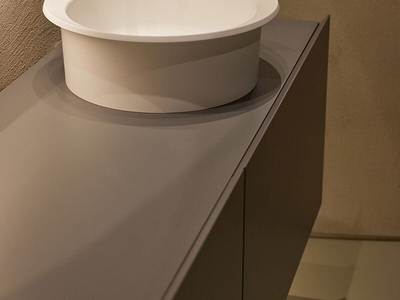 Подвесной модульный шкаф для ванной комнаты с ящиками Inbani Edge ARCH-00016062 - Вид №6