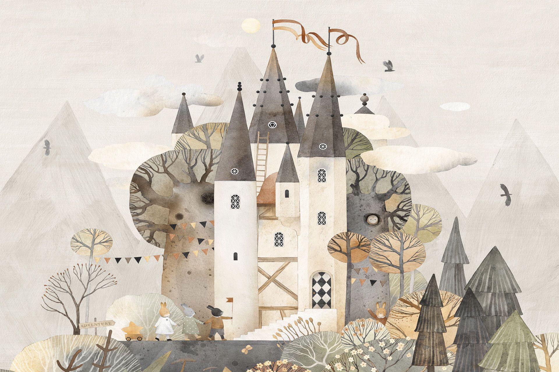 Панорамные обои для детей Rimura 2025 ARCH-00008865 - Вид №1