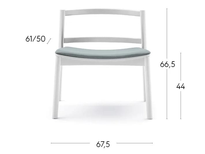 Кресло из бука с мягким сиденьем Billiani Load ARCH-00119541 - Вид №4