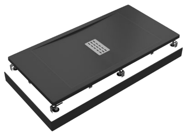 ЛП00132 Поддон литьевой Bas Flow Santreyd - Вид №1