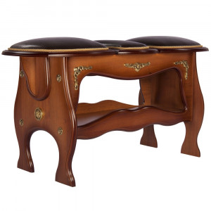 11138 Скамья 3-секционная большая Шоколад BOGACHO