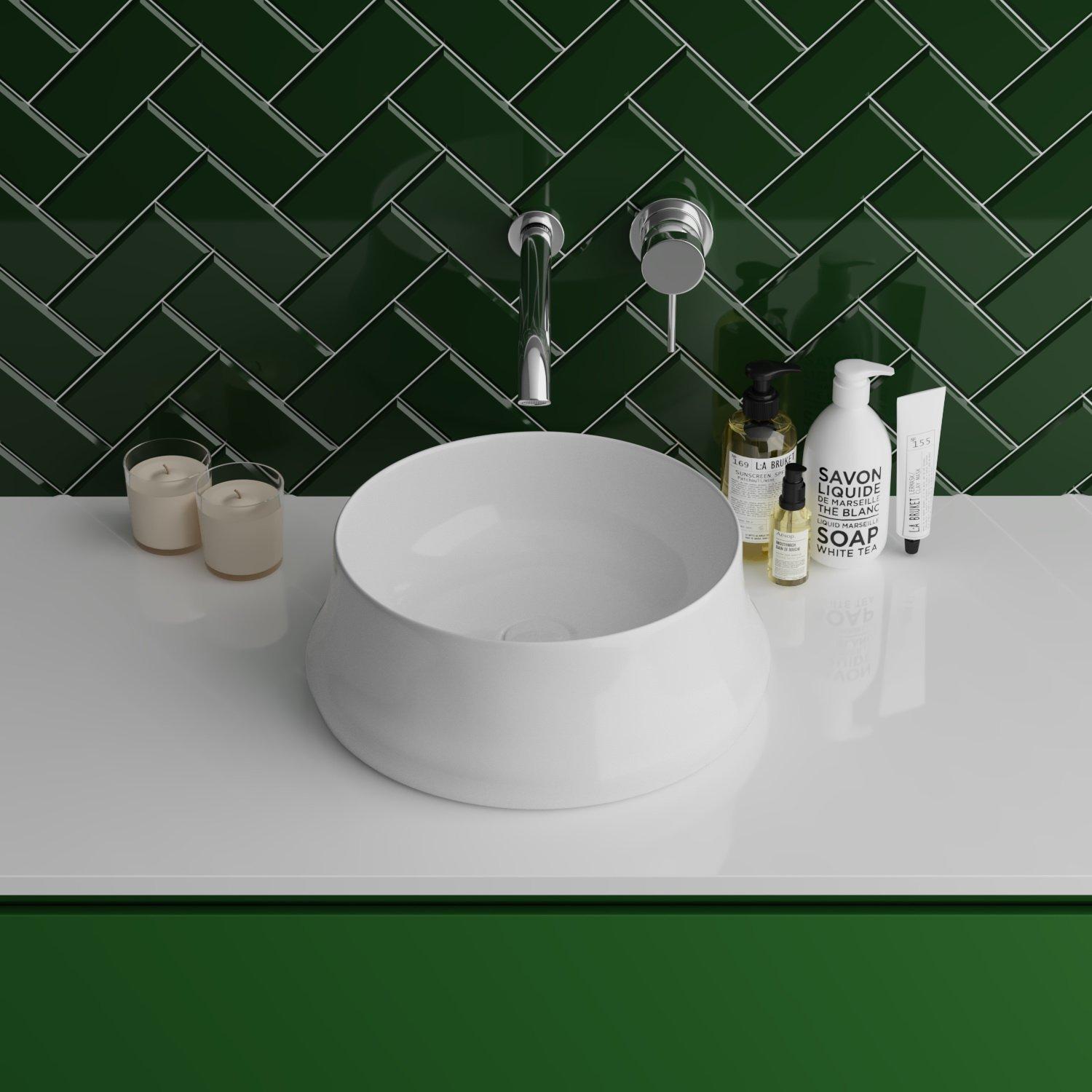 GR-3023 Накладная раковина на столешницу  прямоугольная Grossman 