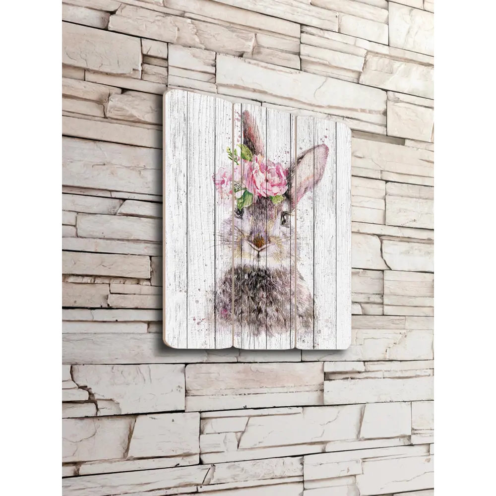 Картина на МДФ Кролик 30x40 см POSTERMARKET STLM-2188830 - Вид №3