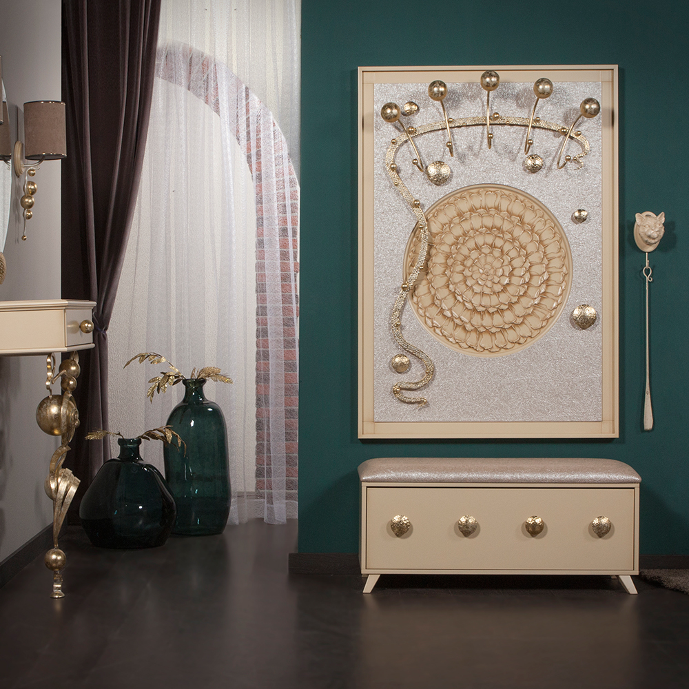 15007 Вешалка настенная Heri 2 Айвори BOGACHO 4627155811112 - Вид №6