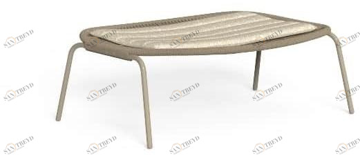 Talenti Подставка для ног прямоугольная веревочная Panama Panpof