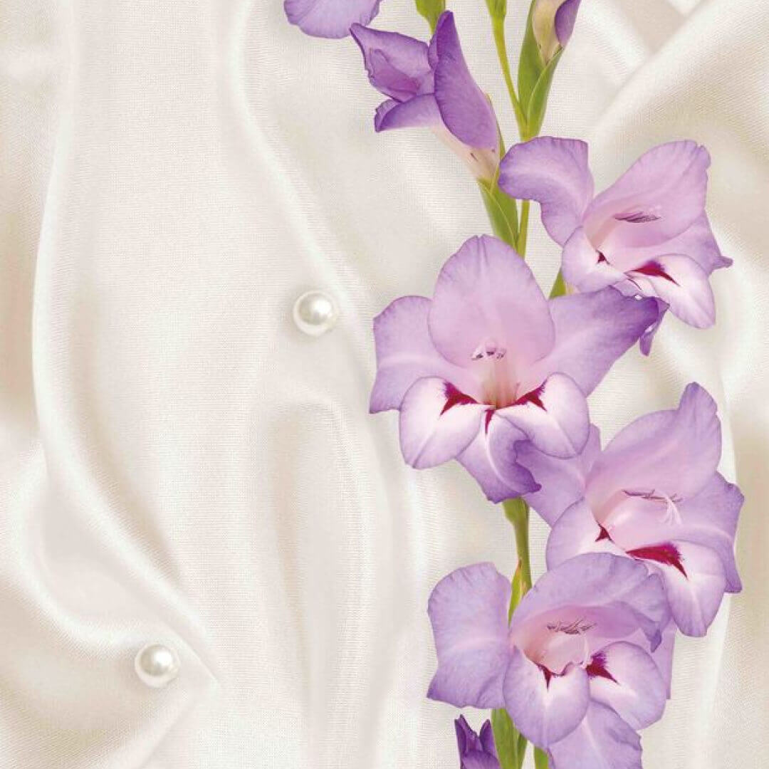 Панель ПВХ Шелк жемчужный Узор 620 2,7*0,25 STELLA Light STSR-376