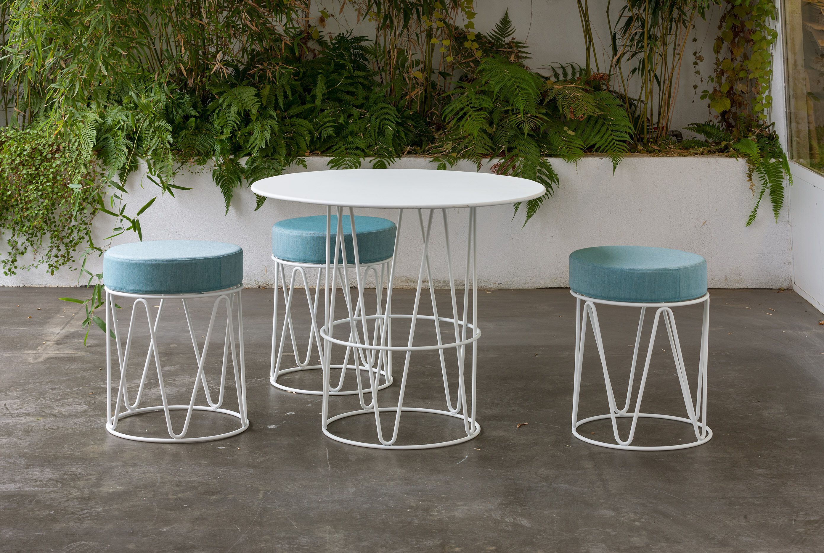 Оцинкованная сталь низкий садовый стул iSimar Lagarto ARCH-00077783 - Вид №2