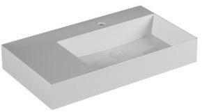 ELLP08146LQM Подвесная раковина настенная прямоугольная Azzurra Ceramica Elegance белая