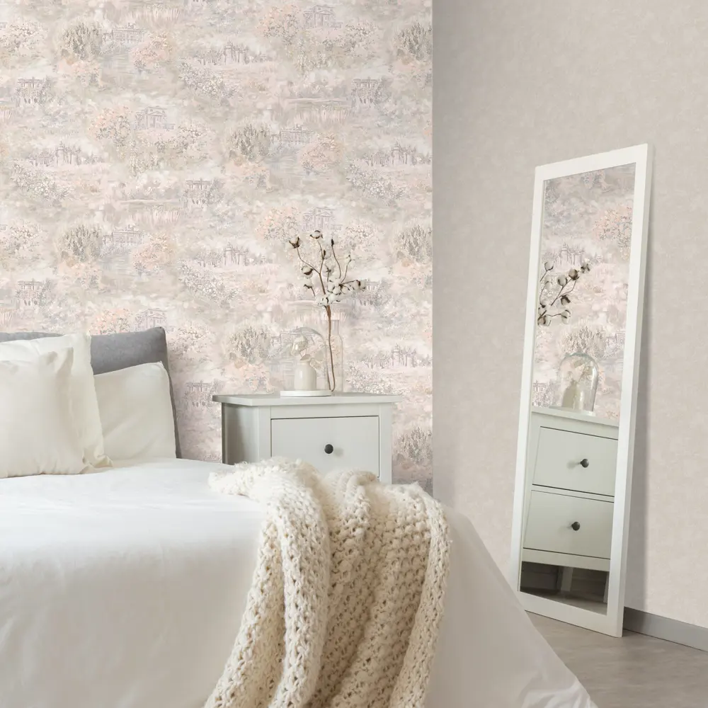 Обои флизелиновые Euro Decor Saint-Tropez бежевые 1.06 м 7084-01 82734896 STLM-2181738 - Вид №3