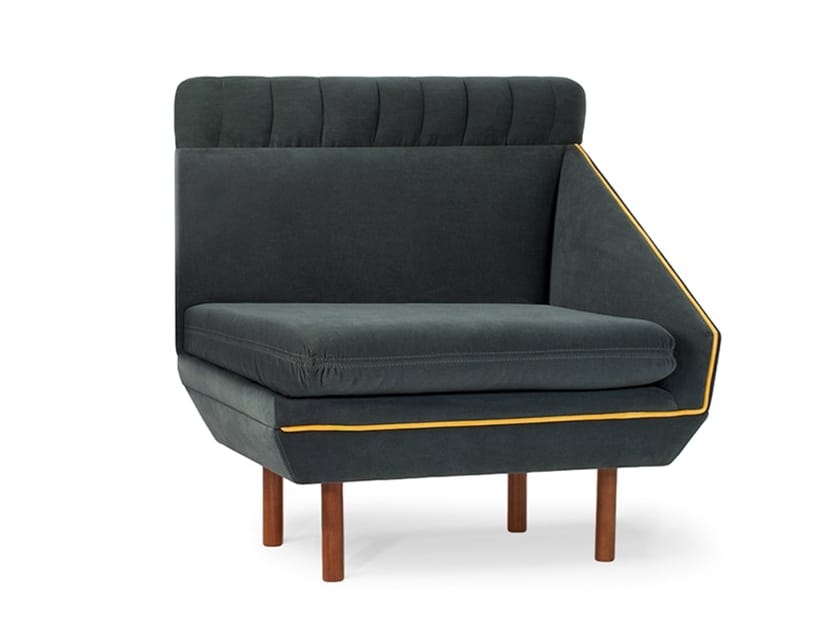 Тканевое кресло с высокой спинкой Mambo Unlimited Ideas Agnes ARCH-00136364