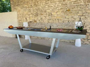 Aurehum Электрическая летняя кухня из dekton®